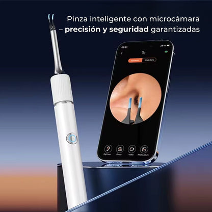 Limpiador de oídos inteligente inalámbrico con cámara (Android/iOS)